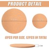 Cobenga Cork Coasters, 6 Pack Thick Cork Mats for Hot