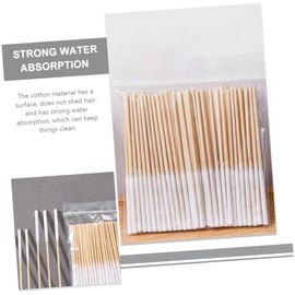 MERRYHAPY 60pcs Disposable Cotton Swabs for Ear Cleaning Beauty Routine Makeup Eyebrow Fine Texture Portable Multi-purpose