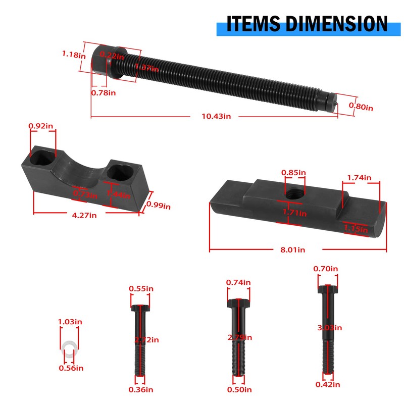 USSKYBOY 10803 Yoke Puller, Heavy Duty Yoke Removal Tool Kit,