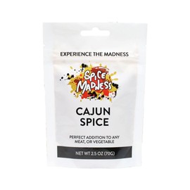 Spice Madness Seasoning Pouches, 3oz (2 Pack, Cajun Rub)