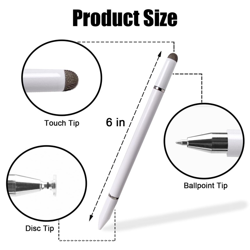 Stylus Pen for Skylight Calendar 15 Inch - 3-in-1 Tri-Tip