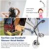 VGECEE Shower Head Holder No Drilling Suction Cup 360° Rotatable