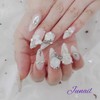 ⭐️ Happy Wedding Handmade Nail Tips ✨ - Short Almond