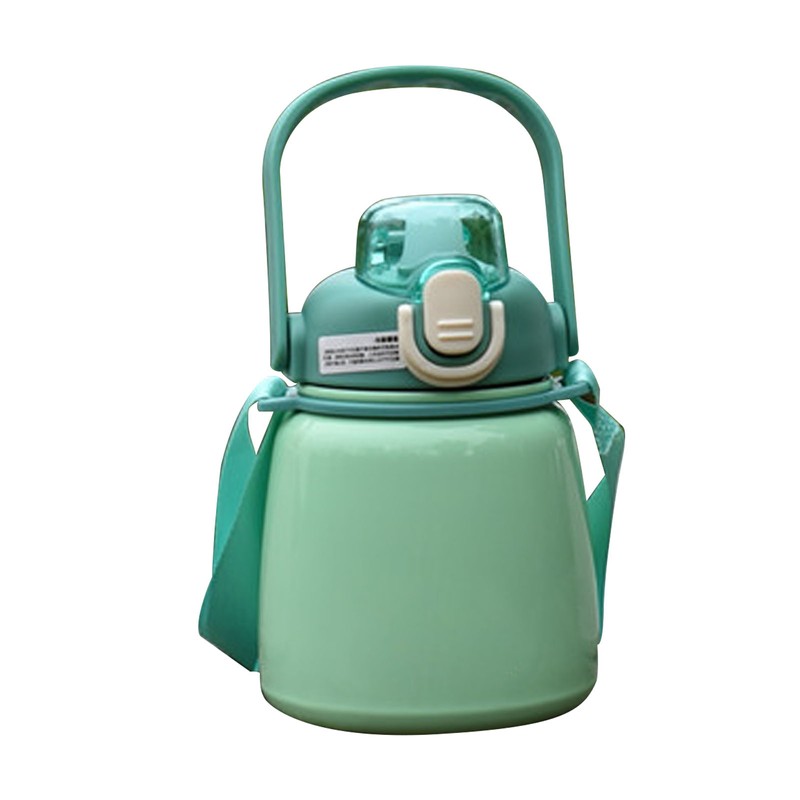 Insulated Water Bottle 650ML 304 Stainless Steel Straw Bottle for