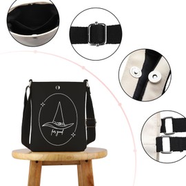 Broadway Musical Theatre Crossbody Bag W Theater Fans Gift Stylish Gift For Broadway Lovers (For Good MB CA)