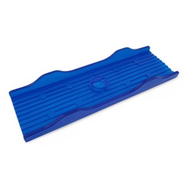 Sturdy Built Blue PVC Skid Pad for 3 Inch V Bend Style Boat Trailer Crossmembers, 26984