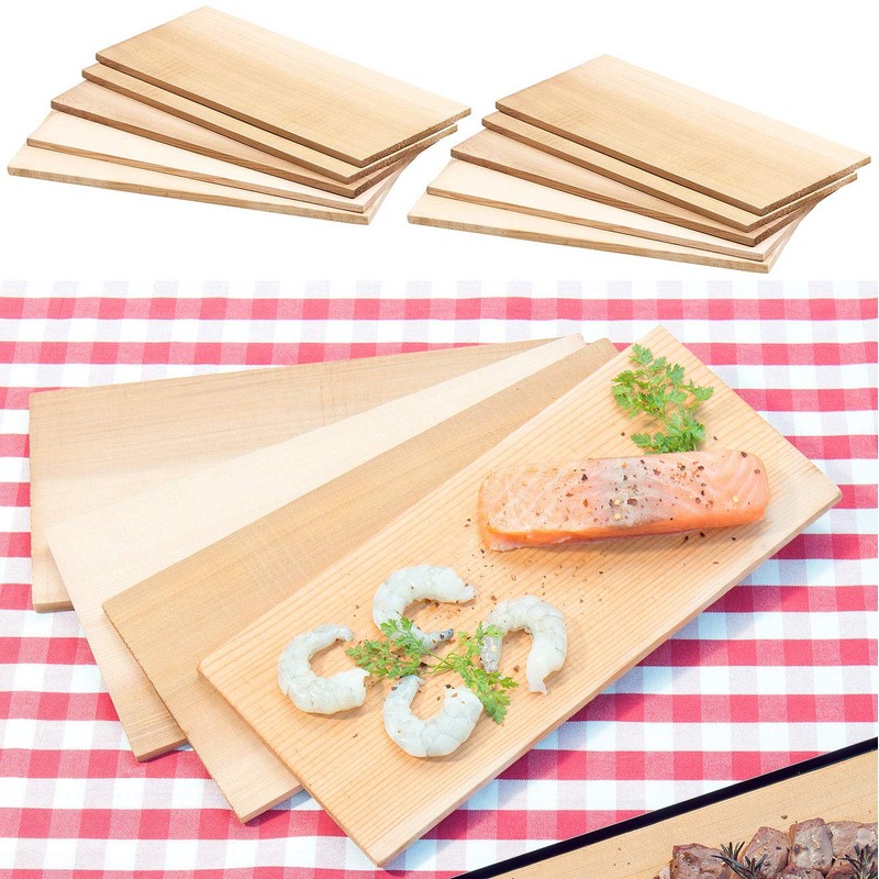 Rosenstein & Söhne Cedar Grill Board, Set of 10 Cedar