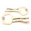 2pc 6" Mini Locking C-Clamp Plier Set Mole Grips/Welding Engineering