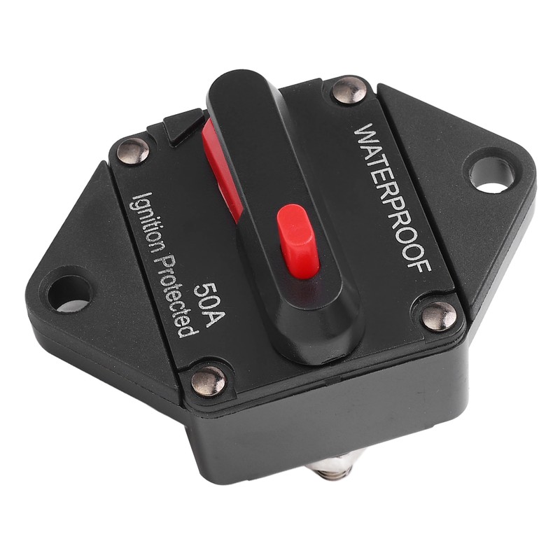 DC 32V Circuit Breaker with Switch Manual Reset Waterproof for