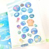 Underwater Walking Twinkle Series Stickers, Cute, Sparkle, Cute, Animals, Fish,