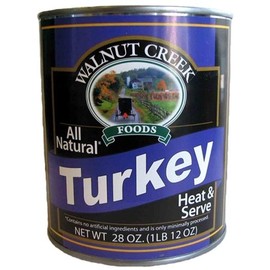 AmishTastes Walnut Creek Canned Boneless Turkey Pieces, All Natural, Heat & Serve, 28 Oz. (Pack of 2)