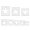 Star Stencil, 8 Pcs Different Size Star Stencils, Star Template