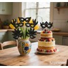 12 Pcs Masquerade Mask Centerpiece Sticks - Masquerade Mask Party
