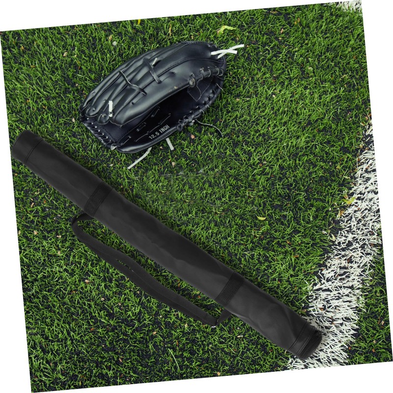BIUDECO Baseball Bat Tube Bag Oxford Cloth Leather Portable Travel