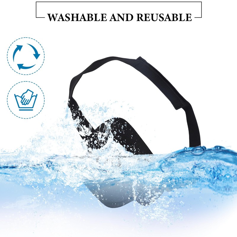 Pack of 2 Single Eye Patches, Three-Dimensional, Elastic, Adjustable Eye