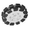 127mm Double Aluminum Omni Wheel with Bearing Rollers Omni Directional