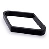 OwnMy Set of 2 Black Wooden Billiard Ball Racks Set,