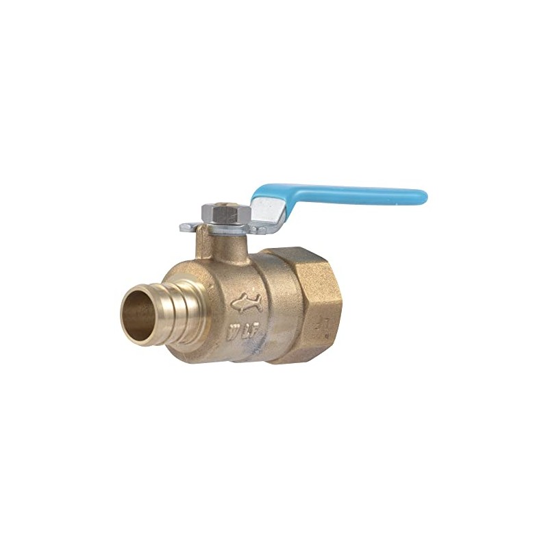 SharkBite 3/4 x 3/4 Inch FNPT Crimp Ball Valve, Brass