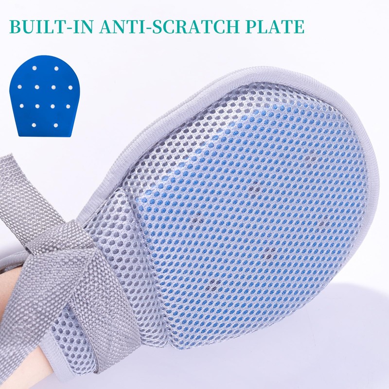 ENLUNTRA Restraint Gloves - 2Pcs, Hand Protective Gloves for Dementia