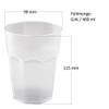 Gariella Plastic Cups Blue Drinking Cups Party Cups Plastic Drinking