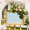 Watersay 2 Pcs Welcome to Our Wedding Mirror Decal Vinyl
