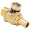 F110N Engine Oil Drain Valve with LC‑10 Lever Clip 3/8‑18