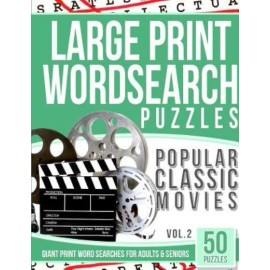 Large Print Wordsearches Puzzles Popular Classic Movies V 2: Giant Print Wo...