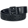 Black Premium by EMP Unisex Black Belt with Rivets, black