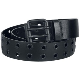 Black Premium by EMP Unisex Black Belt with Rivets, black