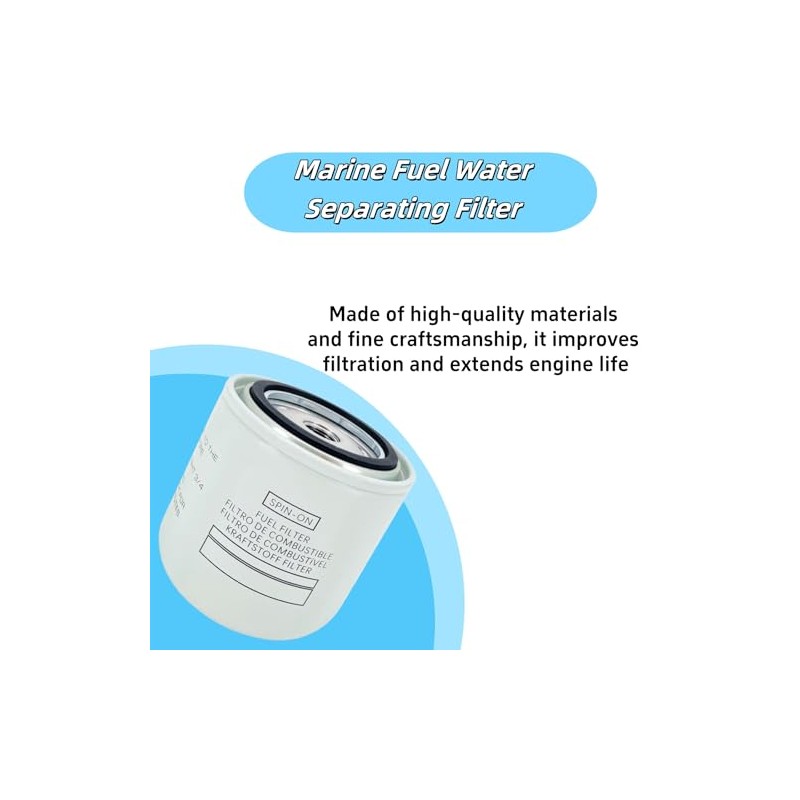 Lvdrwi 802893Q01 Marine Fuel Filter Water Separating Filter Fit for