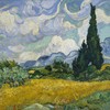 'Van Gogh "Wheat Field with Cypresses Fridge Magnet Magnet