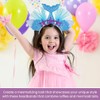The Crafty Owl Mermaid Ruffles Tail Headbands for Girls and