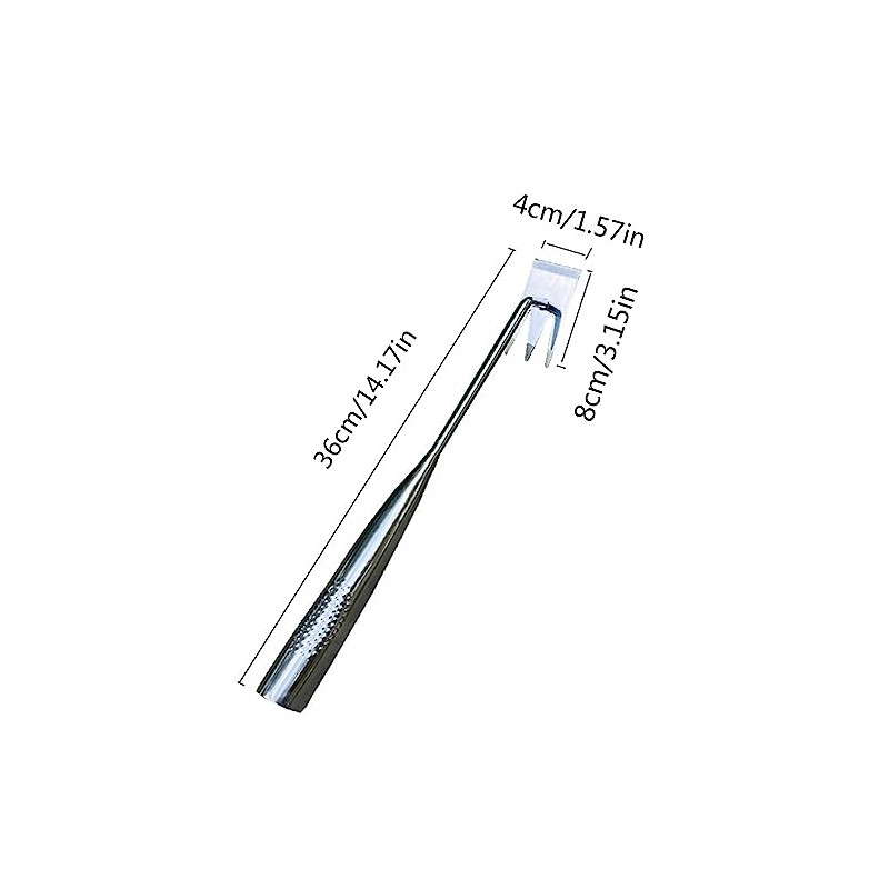 QUINTRA Rake, Weeder Weeding Tool, Multi-Purpose Mowing Tool, Stainless Steel,
