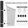 KYODOLED Wall-Mount Mailbox,Large Capacity Mail Box,Galvanized Steel Rust-Proof Metal Post