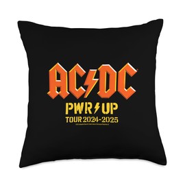 PWR UP World Tour 2024-2025 Full Dateback Throw Pillow