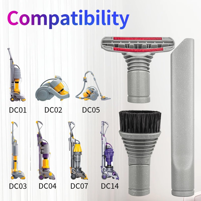 DC07 907363-01 Vacuum Attachment Crevice Upholstery Dusting Brush Tools Replacement
