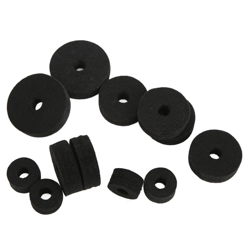 21Pcs Cymbal Replacement Accessories Felts Sleeves Wing Nuts Washers for