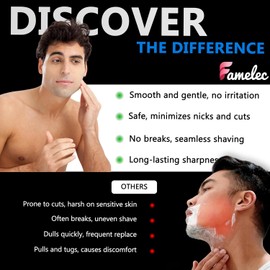 6-Pack Compatible with SH60 Norelco Replacement Heads 6000 Series S6810 S6820 S6850 S6880/81, Upgraded Blades for Philips Norelco 6000 Replacement Heads, Fit for Shaver Series 6000 S6810/82 S6850/85