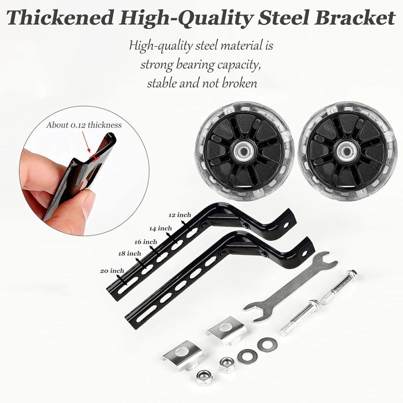 Ghyrex 2 Training Wheels Flash Bicycle Stabiliser Kit For bikes