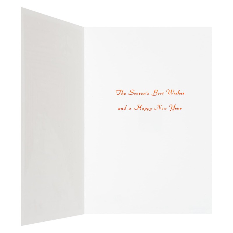 Mini Santa Greeting Life Christmas Card Japanese Style Kyoto SJ-29