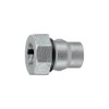 Kakudai 649-847-20W Steel Pipe Fittings, Female Adapter, White