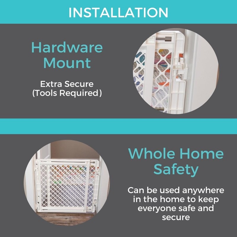 Toddleroo by North States - Stairway Secure Baby Gate: Plastic