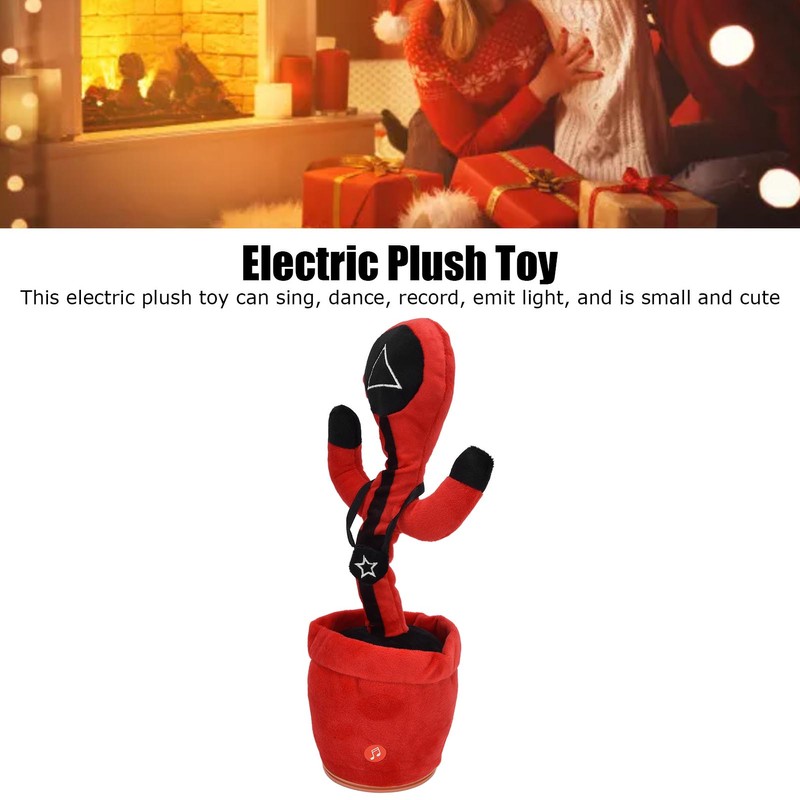 Electric Stuffed Toy Innovative Cute Dancing Singing Recording Luminous Toy