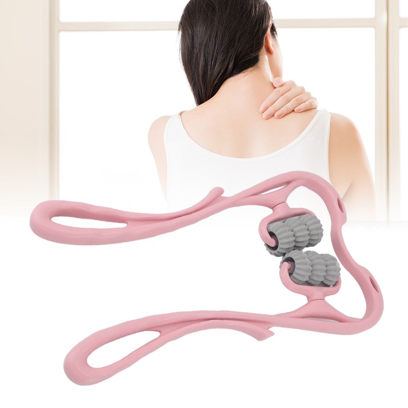 Neck Massager Roller 6 Balls Massage Point Relieve Fatigue Manual