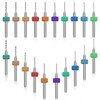 BLMHTWO 20 Pieces Hand Drill, 0.3mm-1.2mm Micro Drill Bit Set