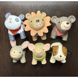 Wag&WInk Animal Fridge Magnet, 3D Resin, Magnet, Cute Design, Independent Packaging, Kitchen Office Decor, Birthday, Children's Day, Gift, Set of 6 Gifts, Decoration, Gift, Resin Magnet, Office