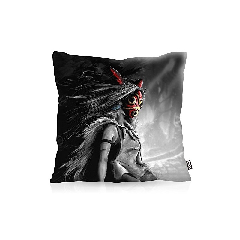 VOID Mononoke Mori Cushion Cover Outdoor Indoor Wolf Princess Anime,