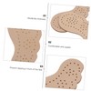 Baluue 2pairs Beige Anti- Forefoot Mats Absorb Sweat High Heel