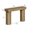 GiftGo Console Tables for Entryway 47" Sofa Table Behind Couch