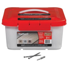 FASTENMASTER TrapEase No. 20 x 2-1/2 in. L Torx Ttap Star Head Composite Deck Screws 1050 pk